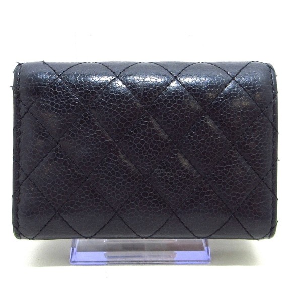 Chanel Mark Caviar Boy Black Coco Wallet - Picture 1 of 9